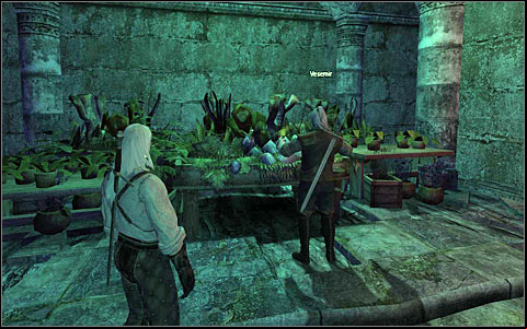 After meditating look through the locker (M3 - Leaving Kaer Morhen | Walkthrough - Prologue - The Witcher Game Guide & Walkthrough