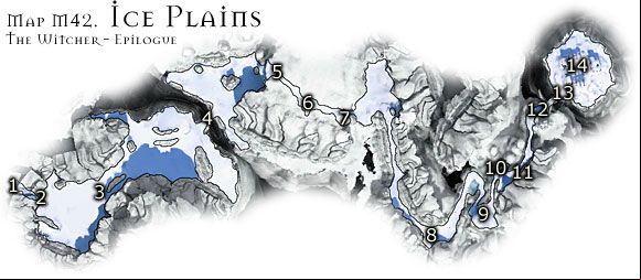 1 - Map M42 - Ice Plains | Walkthrough - Epilogue - The Witcher Game Guide & Walkthrough