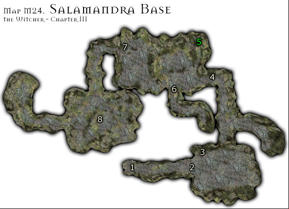 1 - Map M24 - Salamandra Base | Walkthrough - Maps | Chapter III - The Witcher Game Guide & Walkthrough