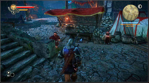 You will learn that Skalen is in possession of the spearhead from Saskia during Hatred Symbolized - The Spear of Destiny - Main missions - The Witcher 2 Assassins of Kings Guide