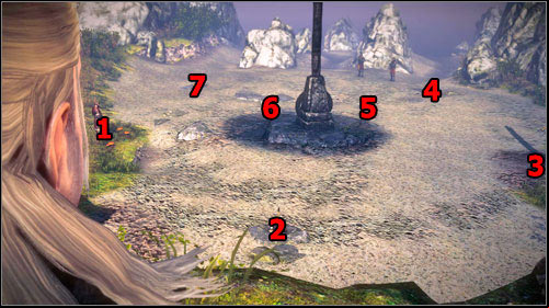 If you take a look at the grimoire that Dethmold gave you, you will note a path drawn on the skull, connected by red dots - The Blood Curse (steps 8-17) - Main missions - The Witcher 2 Assassins of Kings Guide