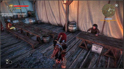 Once again head to the canteen (M25, 3), where you will find the relic vendor - without any chit-chat, ask him for the spearhead - The Blood Curse (steps 1-7) - Main missions - The Witcher 2 Assassins of Kings Guide