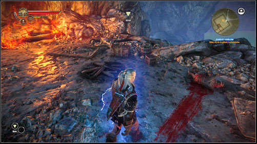 Dont waste your time and follow the assassin who managed to run back to the kingslayers hideout (M23, 14) - dont go through the mist, but follow the northern gullies - The Assassins of Kings | Roche Act 2 main mission - Main missions - The Witcher 2 Assassins of Kings Guide
