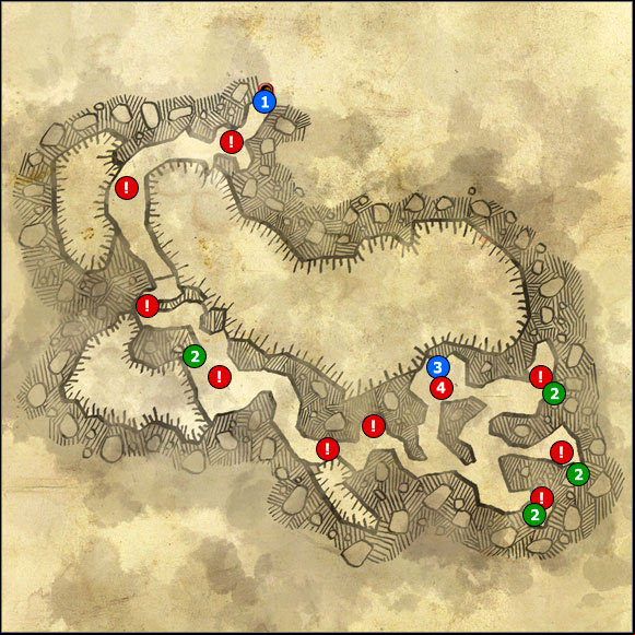 1 - M17 Harpy lair; M18 Dwarven catacombs - Maps - The Witcher 2 Assassins of Kings Guide