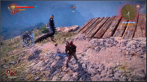 Once you kill enough monsters, proper information will be displayed and the second part of the mission will begin - The Harpy Contract - Side missions - The Witcher 2 Assassins of Kings Guide