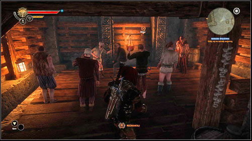 While in the tavern, its quite impossible to miss the bog crowd watching a fist fight - One on One: Vergen - Side missions - The Witcher 2 Assassins of Kings Guide