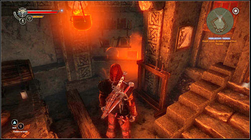 Head to Thoraks house (M15, 20) and use the key to open the door - Suspect: Thorak - Side missions - The Witcher 2 Assassins of Kings Guide
