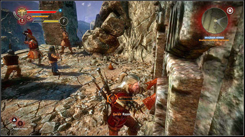 You will decide to start off by giving the soldiers a taste of hot oil - Vergen Besieged | Iorweth - Main missions - The Witcher 2 Assassins of Kings Guide