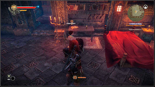In order to learn more about the magic artifact, head to Philippa Eilharts house (M15, 14) - Hunting Magic - Main missions - The Witcher 2 Assassins of Kings Guide