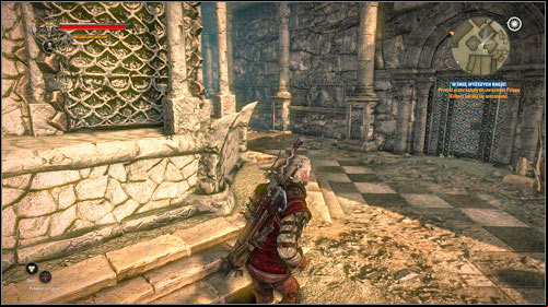 Go up the crumbled wall (M31, 13) to the upper floor and take care of a few Harpies (M31, 14) - For a Higher Cause! - Main missions - Iorweth - The Witcher 2 Assassins of Kings Guide