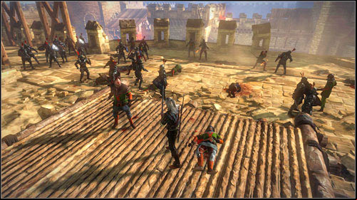 The siege is in progress - At the Fore - Main missions - The Witcher 2 Assassins of Kings Guide