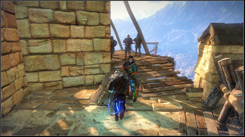 The plan is as follows: you need to reach Aryan on your own, while being covered by the archers - At the Fore - Main missions - The Witcher 2 Assassins of Kings Guide