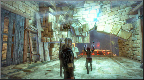 Slowly move towards the city gate (M2, 7), while eliminating more soldiers on your way - Trial by Fire - Main missions - The Witcher 2 Assassins of Kings Guide