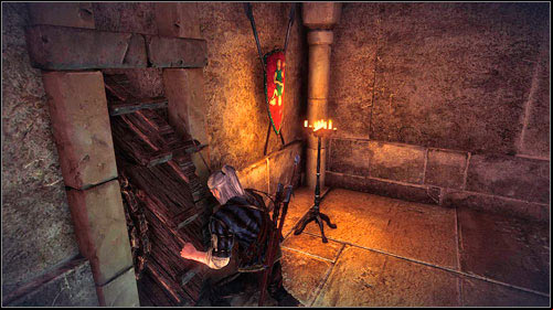 Having the key, go through the door through which you came - To the Temple - Main missions - The Witcher 2 Assassins of Kings Guide