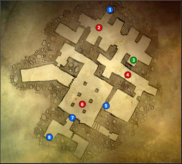 1 - M3 Siege Tower; M4 Old Dungeons - Maps - The Witcher 2 Assassins of Kings Guide