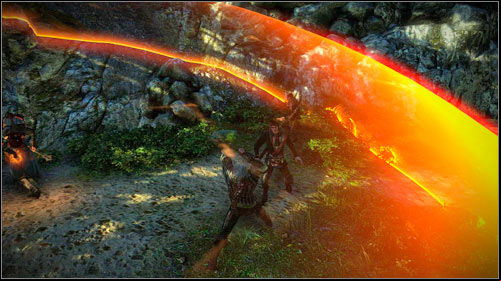 After the exchange of courtesies, you will have to choose one of the three dialogue options - A Rough Landing - Main missions - The Witcher 2 Assassins of Kings Guide
