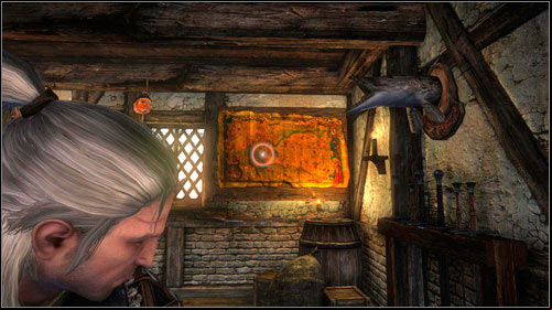 Once you enter the Blue Stripes headquarters (M7, 29), you will see a small feast - Hung Over - Side missions - The Witcher 2 Assassins of Kings Guide