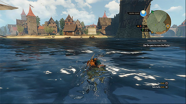 You can easily avoid the outposts without the need of obtaining a from the baron - The Witcher 3 Wild Hunt: Side quests, Inn by the Crossroads - list, walkthrough - Inn by the Crossroads - The Witcher 3 Wild Hunt Guide