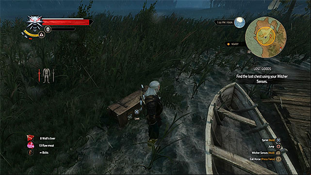 Treasure can be found at the coast - The Witcher 3 Wild Hunt: Treasure hunt, Inn by the Crossroads - walkthrough - Inn by the Crossroads - The Witcher 3 Wild Hunt Guide