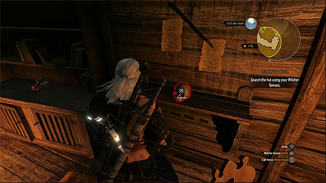 A skull that unlocks portal after investigating it - The Witcher 3 Wild Hunt: Hunting a Witch - walkthrough - Crows Perch - The Witcher 3 Wild Hunt Guide