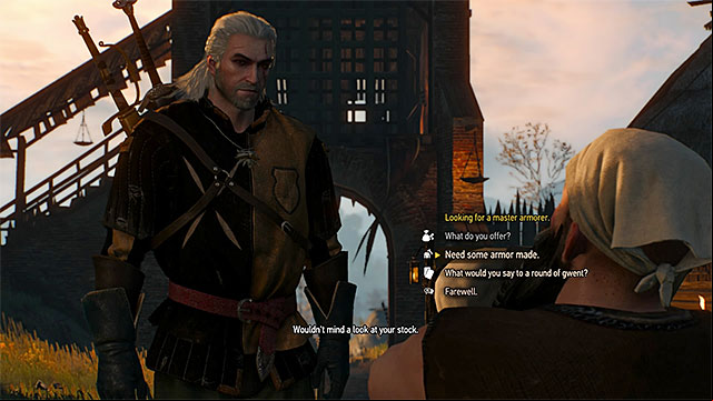 Blacksmiths and armorers do the crafting for you - The Witcher 3 Wild Hunt: Crafting - diagrams, materials, upgrading items - Equipment management - The Witcher 3 Wild Hunt Guide