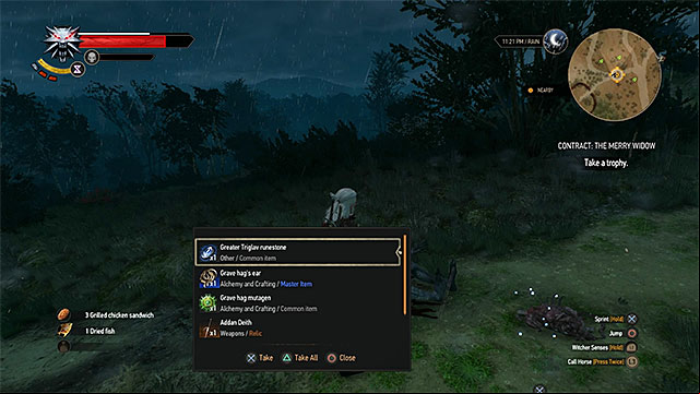 Glyphs and runes allow you to upgrade Geralts equipment - you can buy them or find by your own (chests, enemies corpses etc.) - The Witcher 3 Wild Hunt: Crafting - diagrams, materials, upgrading items - Equipment management - The Witcher 3 Wild Hunt Guide