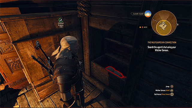 You must find chest in basement - The Witcher 3 Wild Hunt: The Nilfgaardian Connection - walkthrough - Prologue and White Orchard - The Witcher 3 Wild Hunt Guide