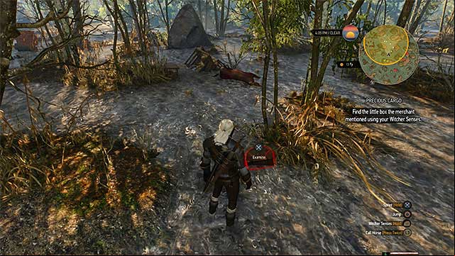 Place where you find the cargo - The Witcher 3 Wild Hunt: Side quests - list, walkthrough - Prologue and White Orchard - The Witcher 3 Wild Hunt Guide