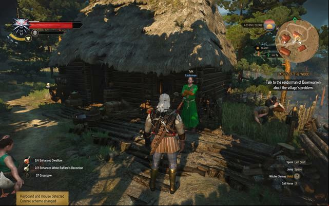 Donwarren ealdorman - The Witcher 3 Wild Hunt: Ladies of the Wood - walkthrough - Crookback Bog - The Witcher 3 Wild Hunt Guide