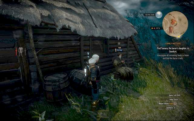 Old Sage in Benek village - The Witcher 3 Wild Hunt: Side quests, Crookbag Bog - walkthrough - Crookback Bog - The Witcher 3 Wild Hunt Guide
