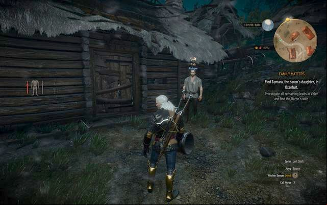 The man in Benek village - The Witcher 3 Wild Hunt: Witcher contracts, Crookbag Bog - walkthrough - Crookback Bog - The Witcher 3 Wild Hunt Guide
