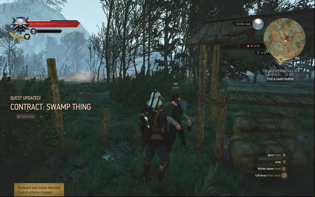 Leslaw - the swamp - The Witcher 3 Wild Hunt: Witcher contracts, Crookbag Bog - walkthrough - Crookback Bog - The Witcher 3 Wild Hunt Guide