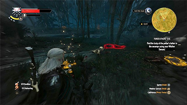 The place where you find the corpse - The Witcher 3 Wild Hunt: Side quests, Midcopse - walkthrough - Midcopse - The Witcher 3 Wild Hunt Guide