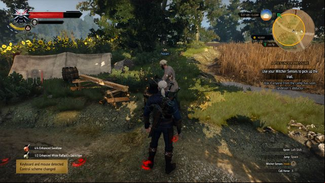 A man at the crossroads - ask him for directions - The Witcher 3 Wild Hunt: A Poet Under Pressure - walkthrough - Free City of Novigrad - The Witcher 3 Wild Hunt Guide