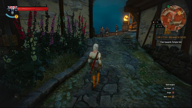 Ciris Story on the Temple Isle - The Witcher 3 Wild Hunt: A Poet Under Pressure - walkthrough - Free City of Novigrad - The Witcher 3 Wild Hunt Guide