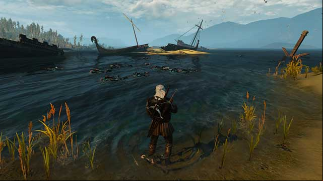Crossbow is not a weapon that makes you much stronger when fighting on the land, but under water situation is quite different - The Witcher 3 Wild Hunt: How to collect XP fast? - Frequently Asked Questions (FAQ) - The Witcher 3 Wild Hunt Guide