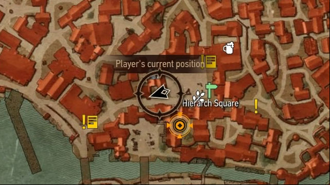 Vimme Vivaldi stands near the main market in Novigrad - The Witcher 3 Wild Hunt: Where to exchange coins? - Frequently Asked Questions (FAQ) - The Witcher 3 Wild Hunt Guide