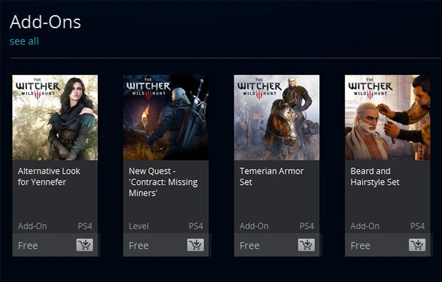Scroll the page to the bottom where you will find Add-Ons (screen above) - The Witcher 3 Wild Hunt: How to install free DLC add-ons? - Frequently Asked Questions (FAQ) - The Witcher 3 Wild Hunt Guide