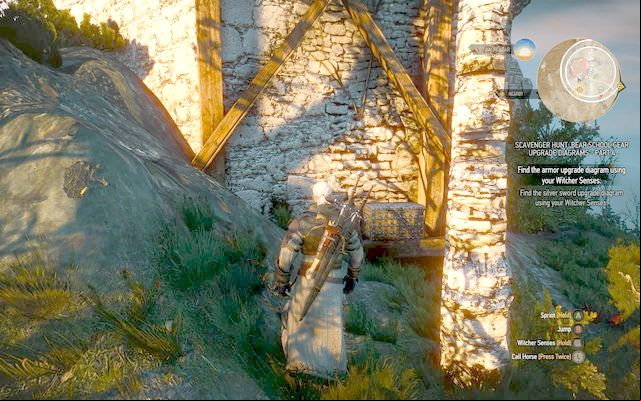 Chest by the wall - The Witcher 3 Wild Hunt: Mastercrafted Bear School Gear - Bear School Gear - The Witcher 3 Wild Hunt Guide