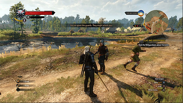 The game always warns you that your bad actions will be ed - The Witcher 3 Wild Hunt: Theft and bad reputation - Exploring the game world - The Witcher 3 Wild Hunt Guide
