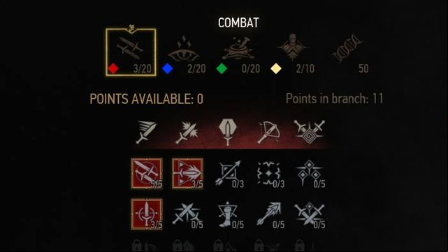 At the beginning of the game it is wise to select only few skills and focus on developing them - The Witcher 3 Wild Hunt: Skill points - Character development - The Witcher 3 Wild Hunt Guide