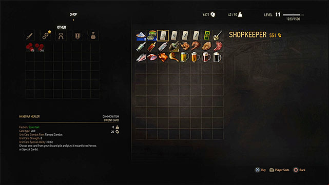 The food can be bought from the merchants, but it is better to leave gold for other purposes - The Witcher 3 Wild Hunt: Healing during battle and meditation - Combat - The Witcher 3 Wild Hunt Guide