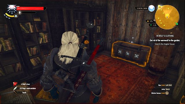 Take Morkvargs journal from the chest. - The Witcher 3 Wild Hunt: Side quests in Hindarsfjall - list, walkthrough - Hindarsfjall - The Witcher 3 Wild Hunt Guide