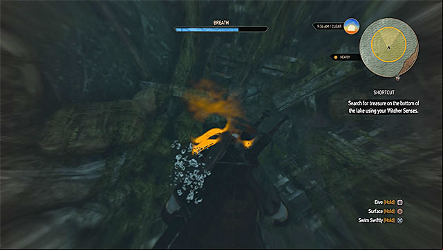 The proper treasure is at the bottom of the water - The Witcher 3 Wild Hunt: Treasure hunt in Undvik - list, walkthrough - Undvik - The Witcher 3 Wild Hunt Guide
