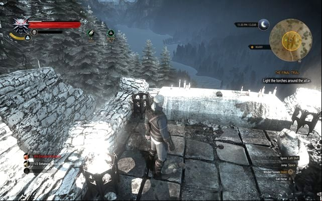 The Circle altar - The Witcher 3 Wild Hunt: Ugly Baby - walkthrough - Kaer Morhen - The Witcher 3 Wild Hunt Guide