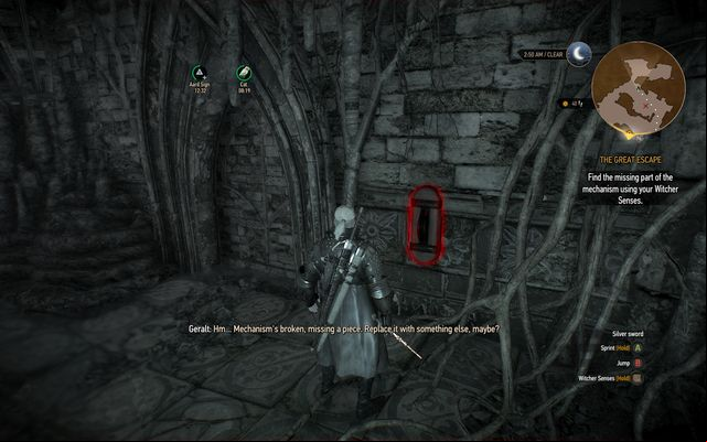 The switch in the underground - The Witcher 3 Wild Hunt: Final Preparations - walkthrough - Epilogue - The Witcher 3 Wild Hunt Guide
