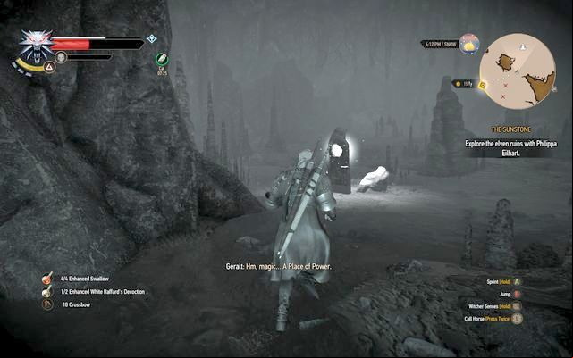The Place of Power in the underground ruins - The Witcher 3 Wild Hunt: Battle Preparations - walkthrough - Epilogue - The Witcher 3 Wild Hunt Guide