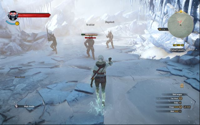 Get through the hounds and warriors of the Hunt - The Witcher 3 Wild Hunt: On Thin Ice - walkthrough - Epilogue - The Witcher 3 Wild Hunt Guide