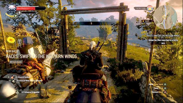 Win the race in order to obtain a unique Ofieri saddle - Races: Swift as a Western Wind - Side quests - The Witcher 3 Wild Hunt Guide