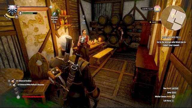 You will find Adela in Alchemy Inn - Rose on a Red Field - Side quests - The Witcher 3 Wild Hunt Guide